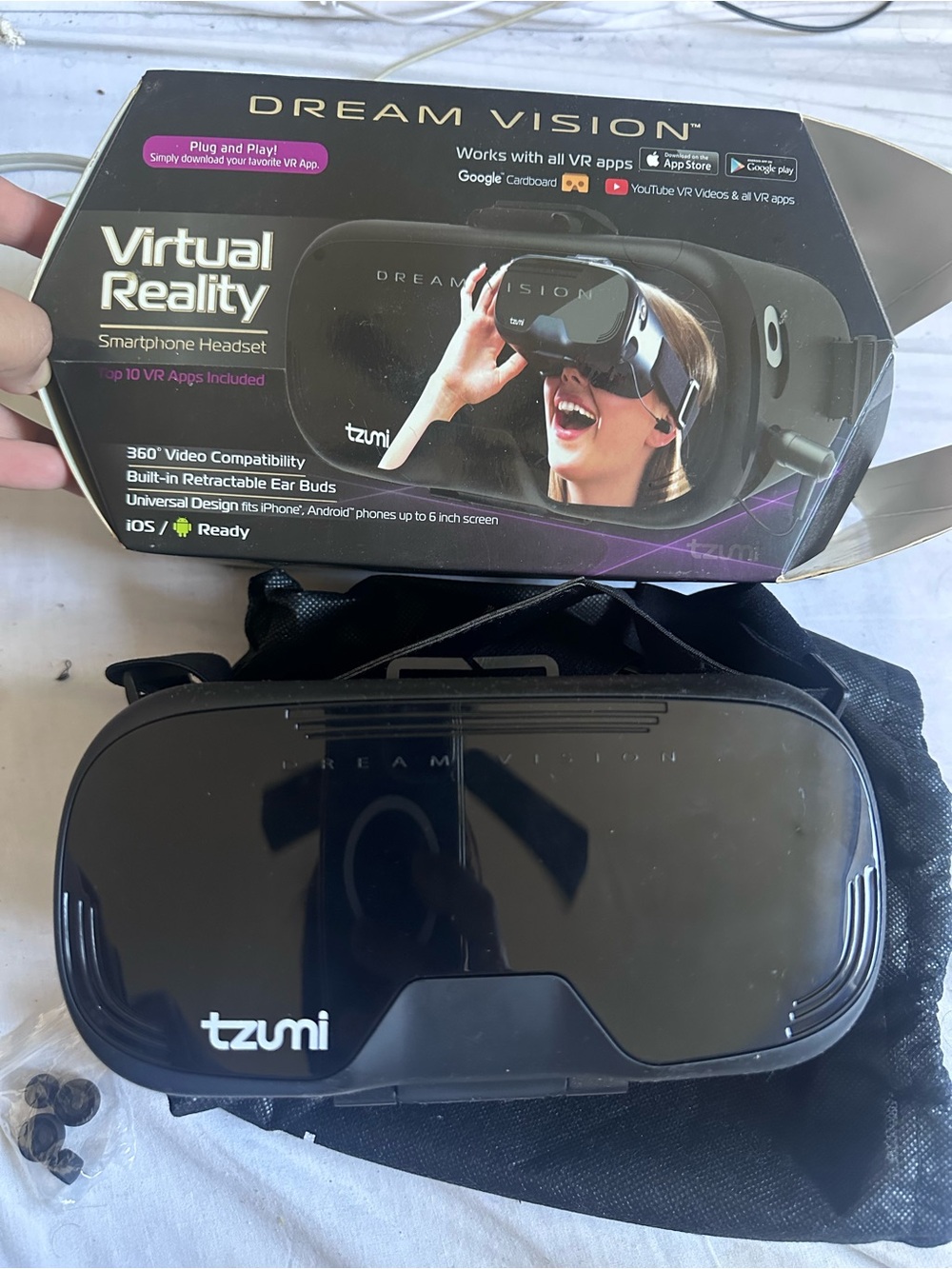 Tzumi Dream Vision Black Smartphone VR Headset